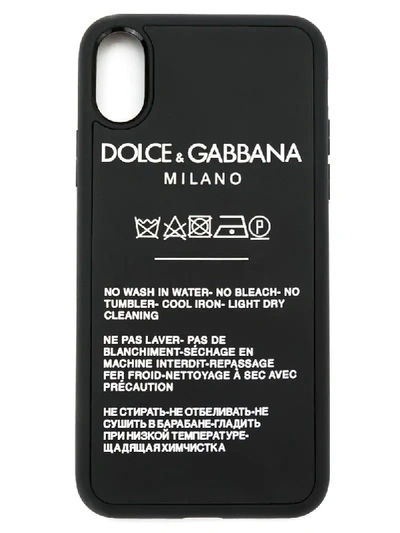 Shop Dolce & Gabbana Iphone X Phone Case In Black