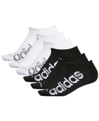 Shop Adidas Originals Adidas 6-pk. Superlite No-show Women's Socks In Black/ White/ Light Onix/ Onix