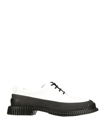 Shop Camper Laced Shoes In White