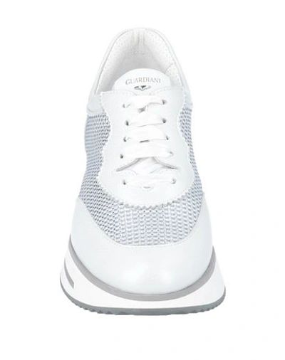 Shop Alberto Guardiani Sneakers In Light Grey