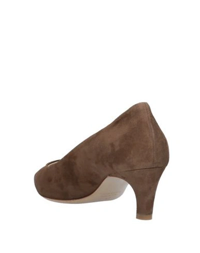 Shop Deimille Pumps In Dark Brown