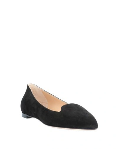 Sergio Rossi Ballet Flats In Black