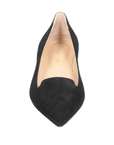Sergio Rossi Ballet Flats In Black