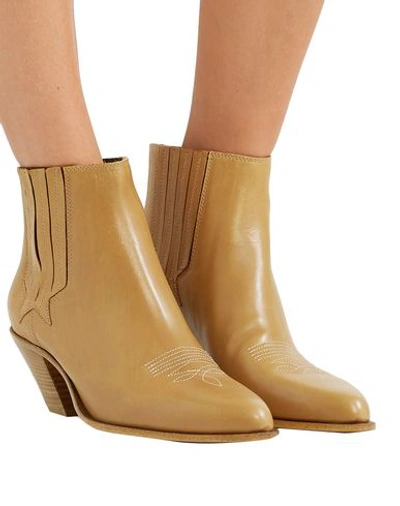 Shop Golden Goose Ankle Boots In Camel