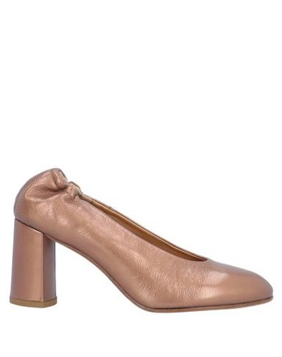 Shop Alberto Fermani Pumps In Light Brown