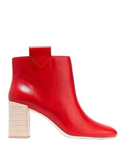 Shop Mercedes Castillo Ankle Boot In Red