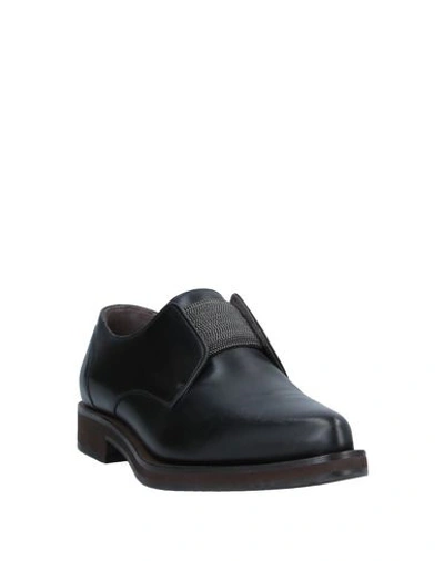 Shop Brunello Cucinelli Loafers In Black