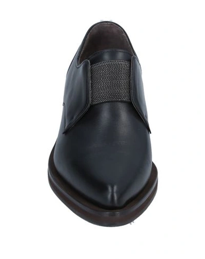 Shop Brunello Cucinelli Loafers In Black