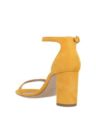 Shop Deimille Sandals In Yellow