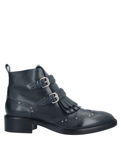 Shop Sartore Ankle Boot In Steel Grey