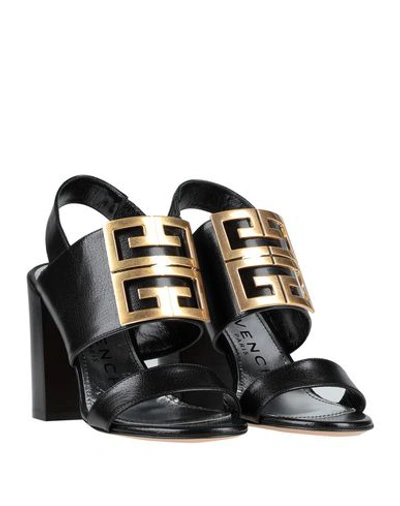 Shop Givenchy Sandals In Black