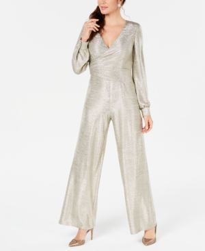 petite gold jumpsuit