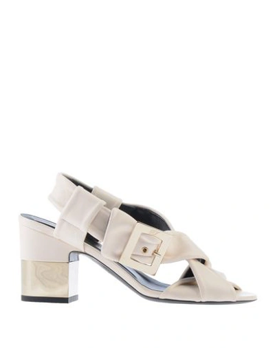 Roger Vivier Sandals In White