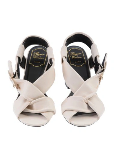 Roger Vivier Sandals In White