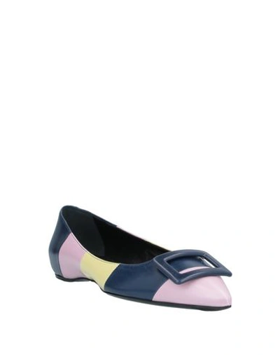 Roger Vivier Ballet Flats In Pink