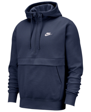 nike navy half zip