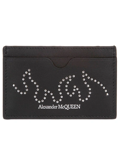 Shop Alexander Mcqueen Multiple Card Holder In Black