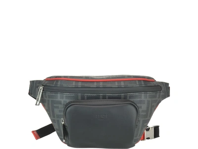 Shop Fendi Ff Belt Bag In Black