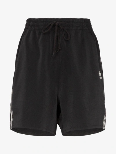 Shop Adidas By Danielle Cathari X Daniëlle Cathari Striped Shorts In Black