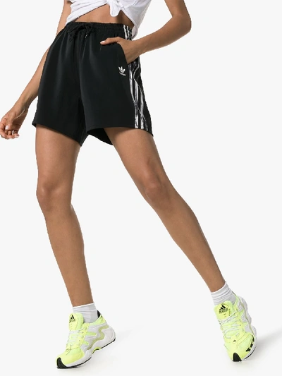 Shop Adidas By Danielle Cathari X Daniëlle Cathari Striped Shorts In Black