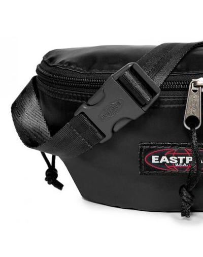 Shop Eastpak Springer Satin Black Belt Bag Black Size - Polyester
