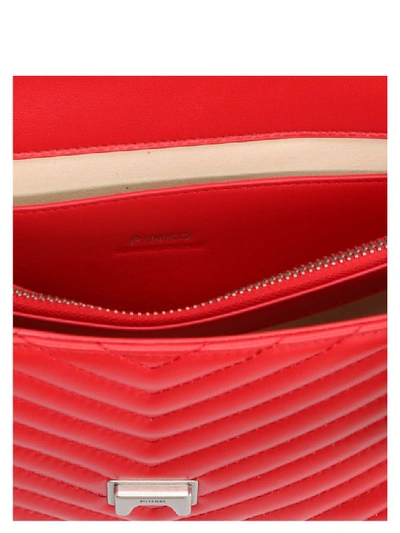 Shop Pinko Love Mix Bag In Red