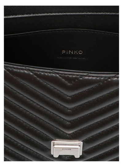 Shop Pinko Love Mix Bag In Black