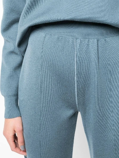 Shop Casasola Double-face Knit Crop Trousers