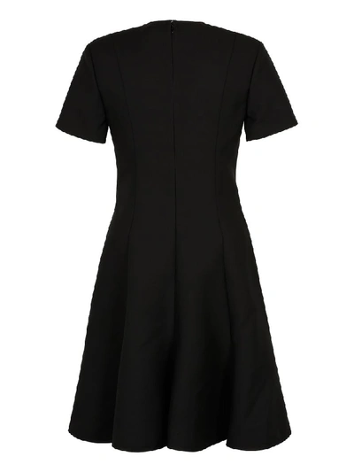 Shop Stella Mccartney Cady Mini Dress In Black