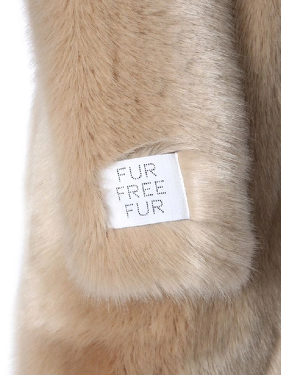 Shop Stella Mccartney Ecological Fur In Beige