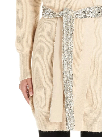 Shop Pinko Granche Cardigan In Beige