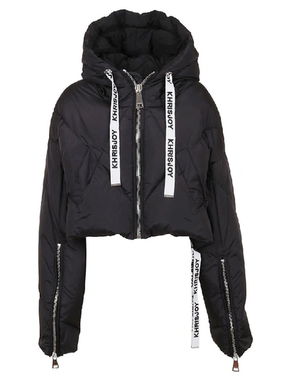 Shop Khrisjoy Shorty Puffer Jacket In Black