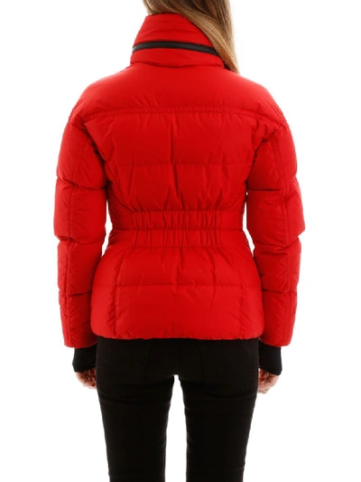 Shop Moncler Grenoble Dixence Puffer Jacket In Rosso (red)