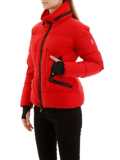 Shop Moncler Grenoble Dixence Puffer Jacket In Rosso (red)