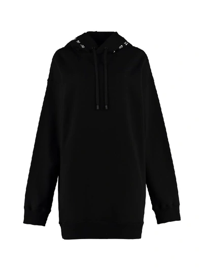 Shop Maison Margiela Oversize Hoodie In Black