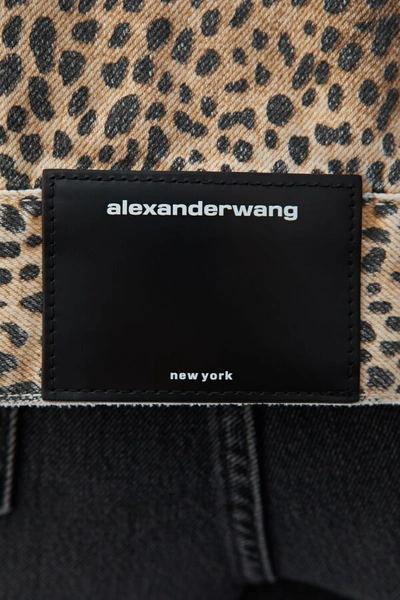 Shop Alexander Wang Game Jacket In Cheetah Micro Print