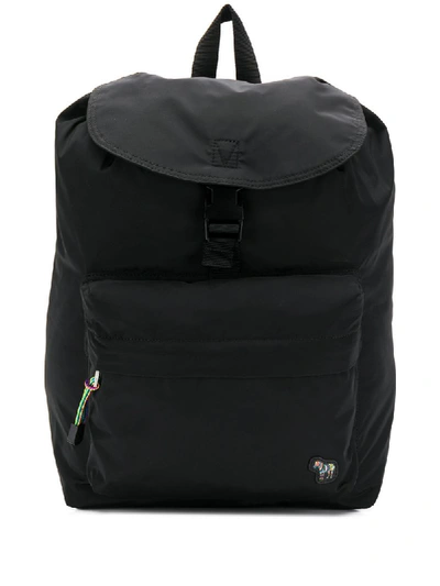 Shop Ps By Paul Smith Shell Backpack In Black