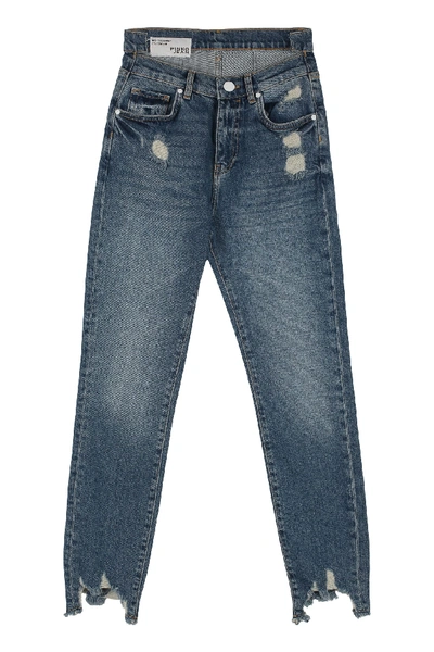 Shop Pinko Taylor Destroyed Skinny Jeans In Denim