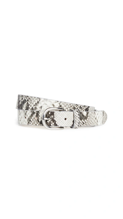 Shop Isabel Marant Zap Belt In Chalk