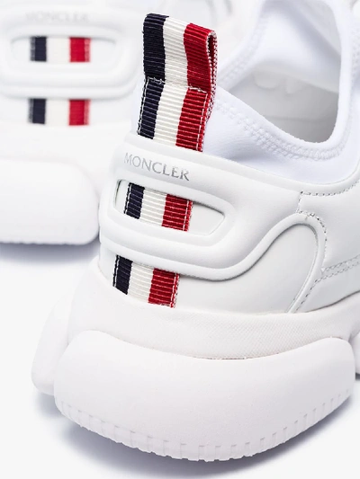 Shop Moncler White Briseis Low Top Sneakers