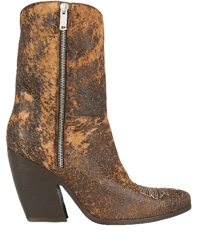 Shop Golden Goose Chiodo Cowboy Boots In Brown