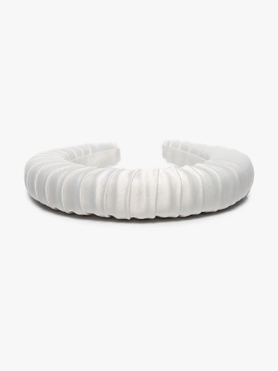 Shop Bluetiful Milano White Satin Headband