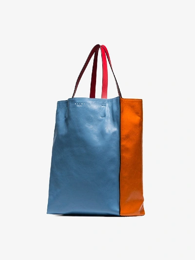 Shop Marni Multicoloured Museo Large Tote Bag
