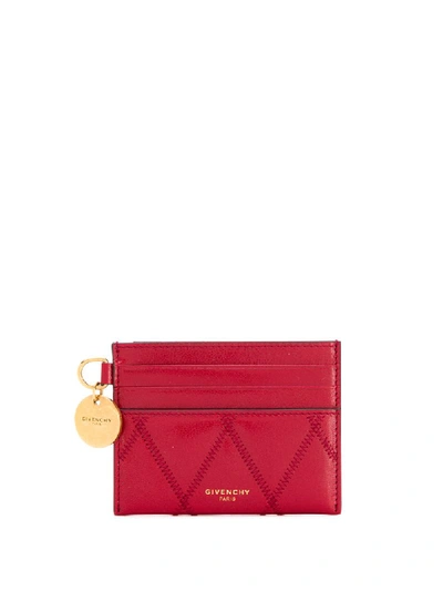 Shop Givenchy Gv3 Cardholder In Red