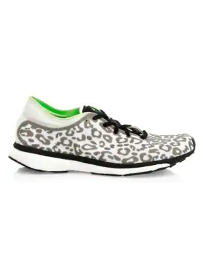 Shop Adidas By Stella Mccartney Adizero Adios Animal-print Sneakers In Multi