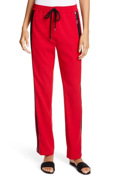 Shop N°21 N Degree21 Side Stripe Track Pants In Red