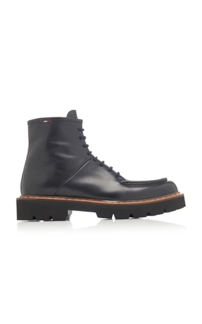 Shop Bally Lybern Leather Boots In Black