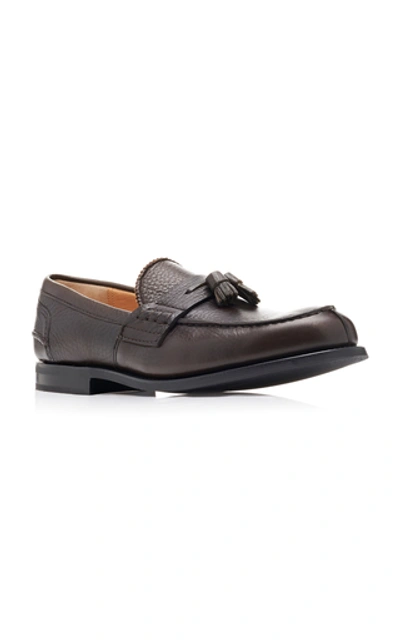 Shop Church's Tiverton Leather Loafers In Brown