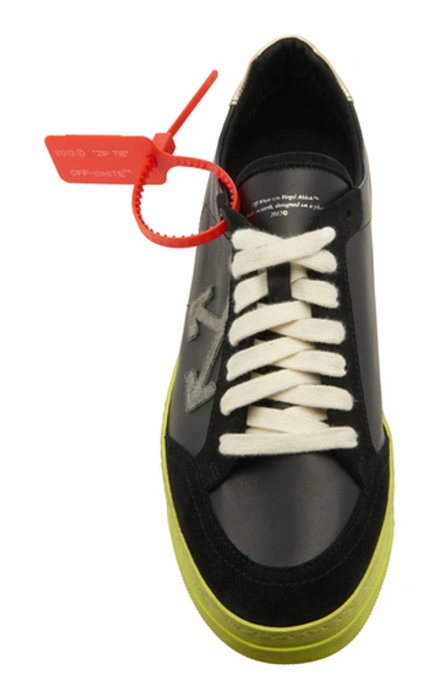Shop Off-white 2.0 Suede And Leather Sneakers In Black