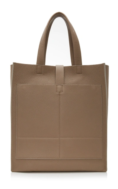 Shop Grey New York Grey New England New England Leather Tote In Brown